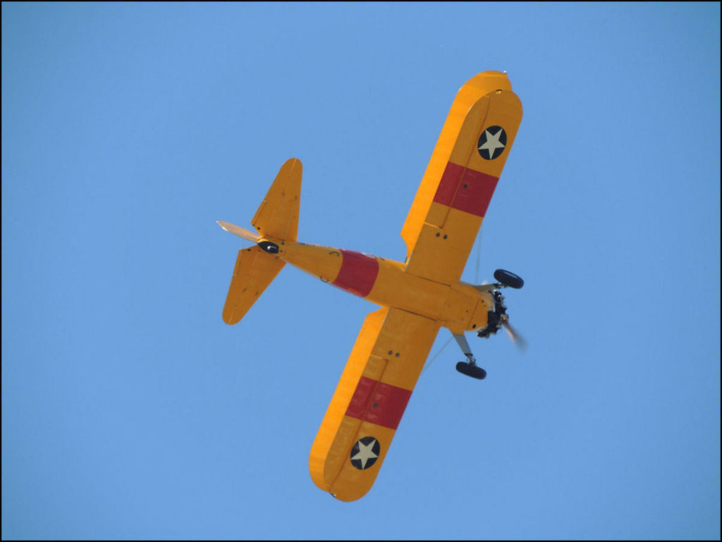 Survol du Boeing Stearman 75